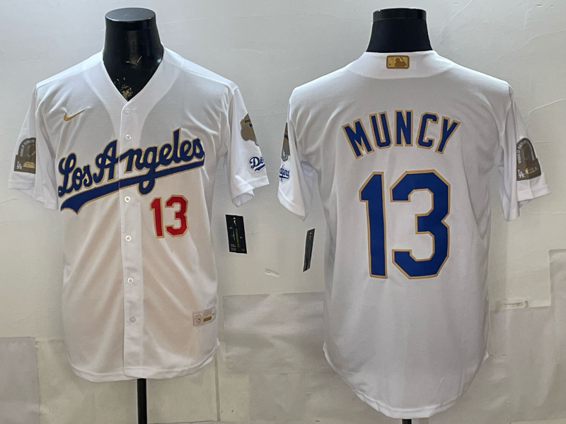 Men Los Angeles Dodgers #13 Muncy white Game 2026 Nike MLB Jersey 4014003